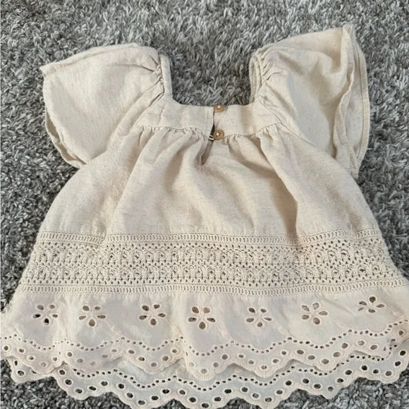 Zara Toddler Embroidered Blouse 3 Years - Picture 3 of 5